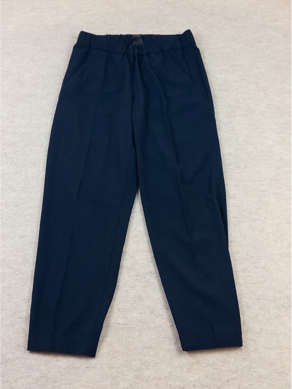 Ann Taylor Navy Blue Elastic Waist Dress Pants, Small